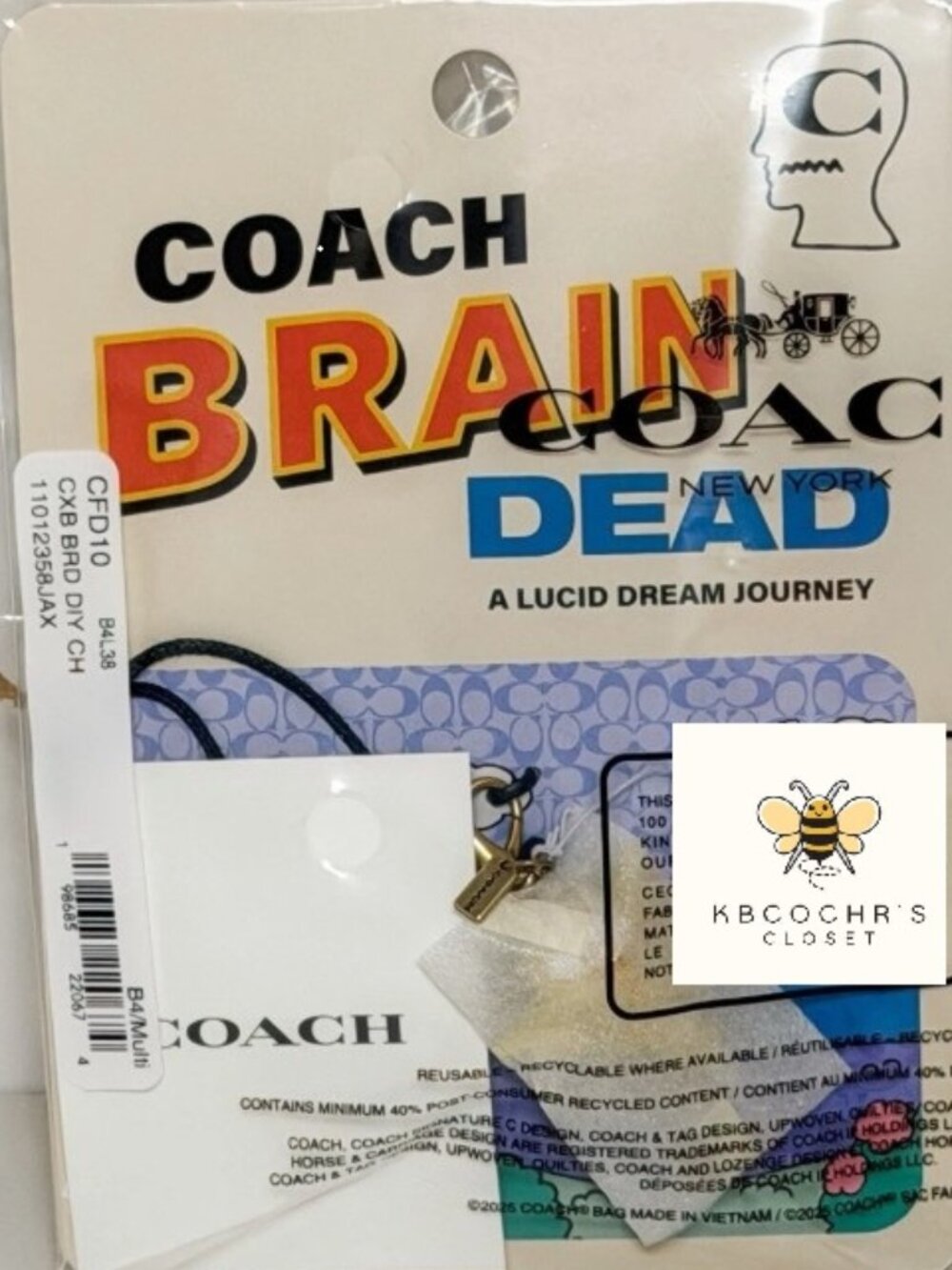 Coach | Brain Dead Bird DIY Charm CDF10
